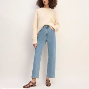 Everlane Way High Jean in Light Indigo